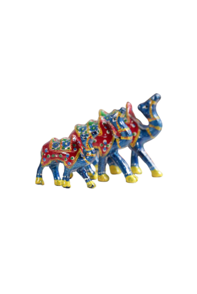 Multicolour Showpieces Set of 3 Multicolour Showpieces Set of 3